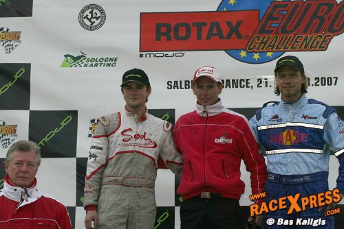 Dennis Kroes beloond met podium